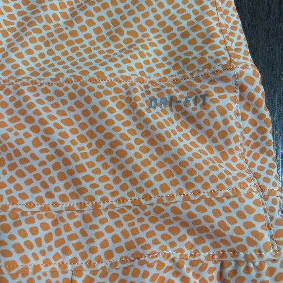 Nike Dri-FIT Club Long Tennis Skort Arctic Orange Animal Print Sz M - Picture 4 of 5